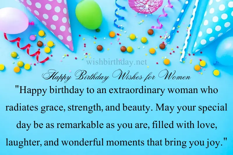birthday wishes for a woman