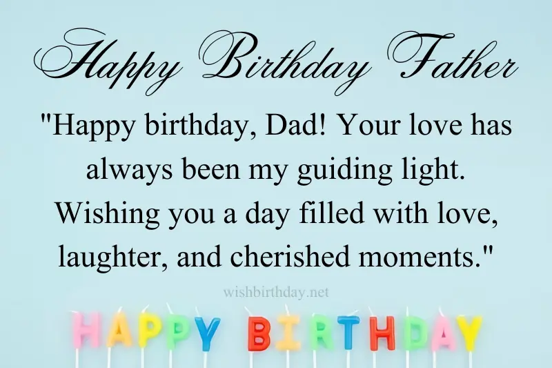 birthday wishes from daughter to father