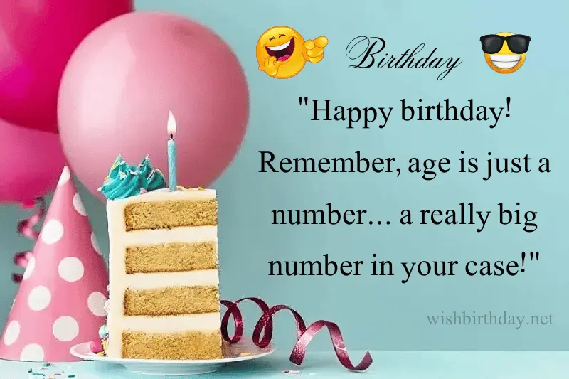 funny short birthday wish in english