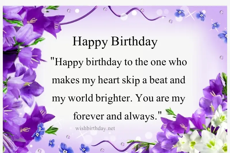 happy birthday quote for fiance in english