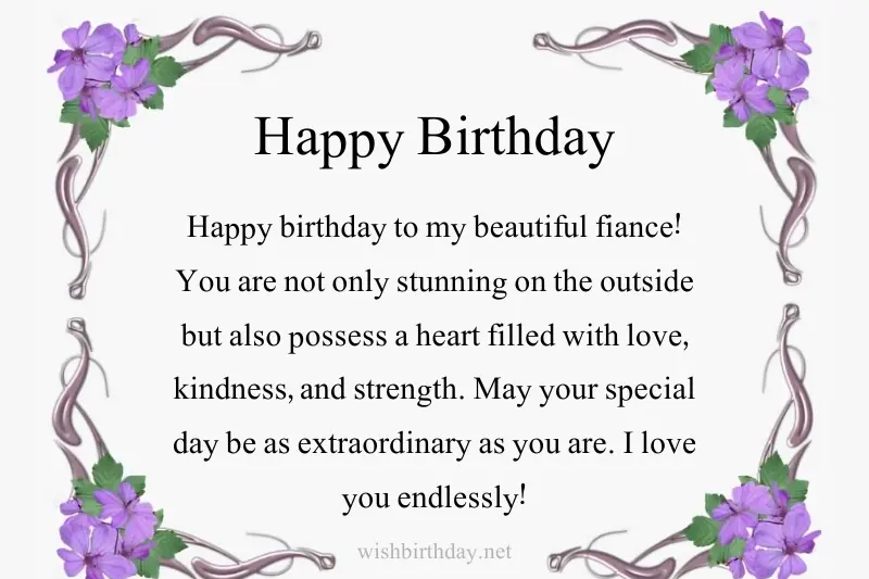 happy birthday wish for female fiance