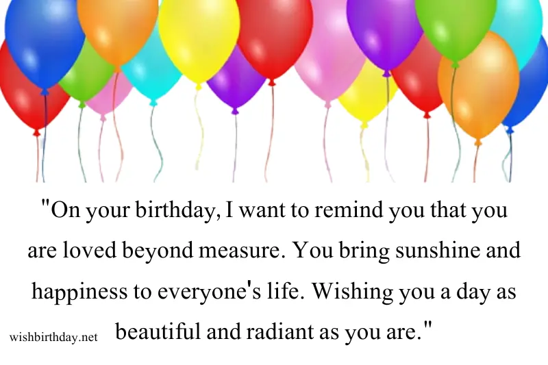 lovely quote on birthday in english