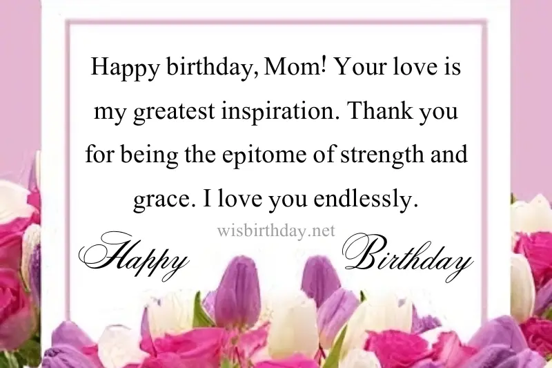 short birthday quotes for mom from daughter