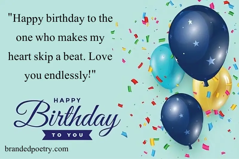 short birthday wishes for boyfriend