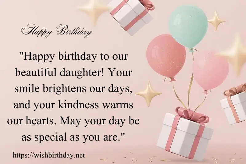 birthday wishes for daughter quote in english