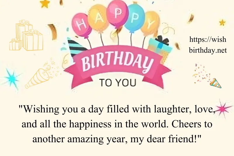 birthday wishes quote for friend