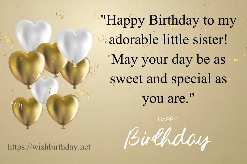 choti sister birthday wish in english