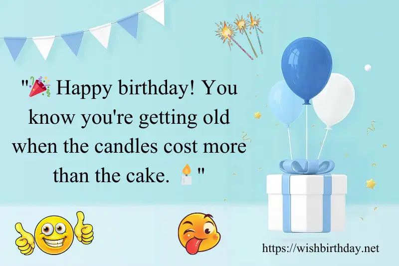 funny quote about birthday wishes in english