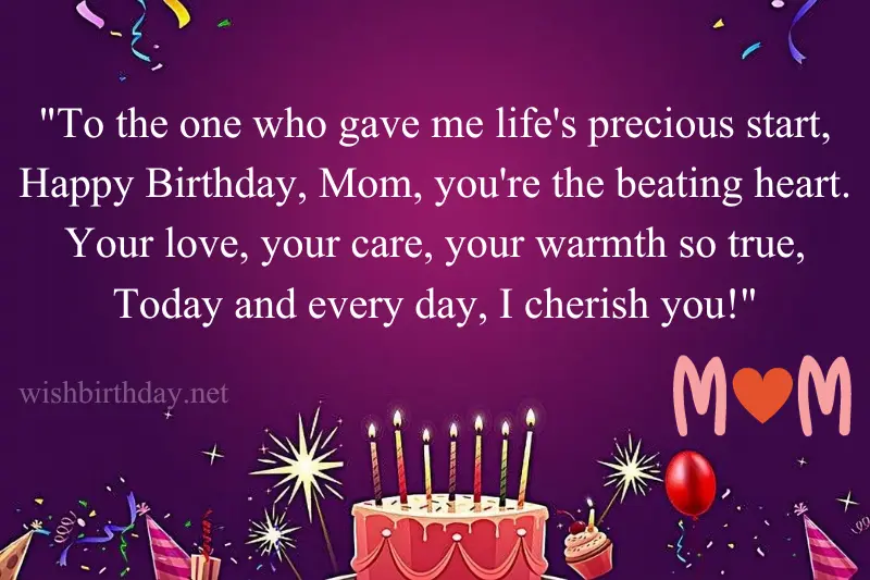 happy birthday mom shayari in english