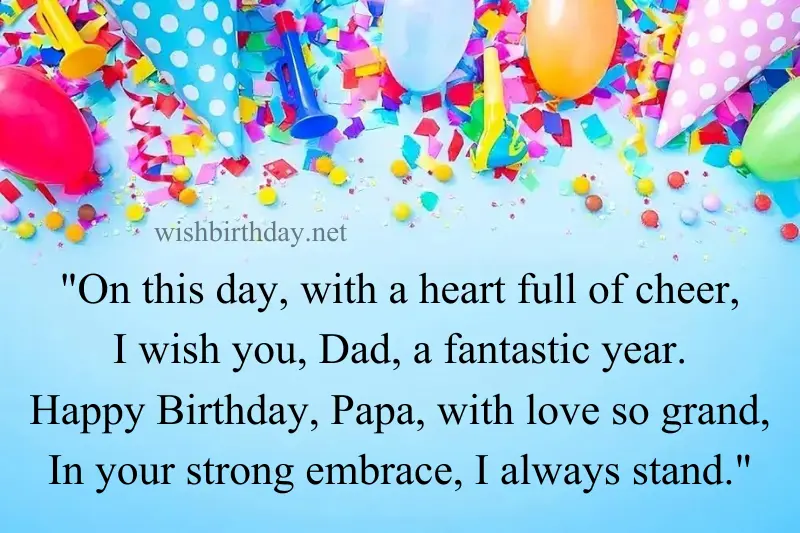 happy birthday papa shayari in english