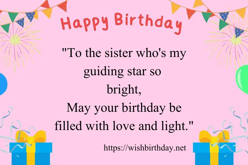 happy birthday sister shayari in english