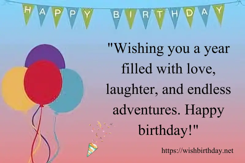 short and sweet birthday wishing quote in english