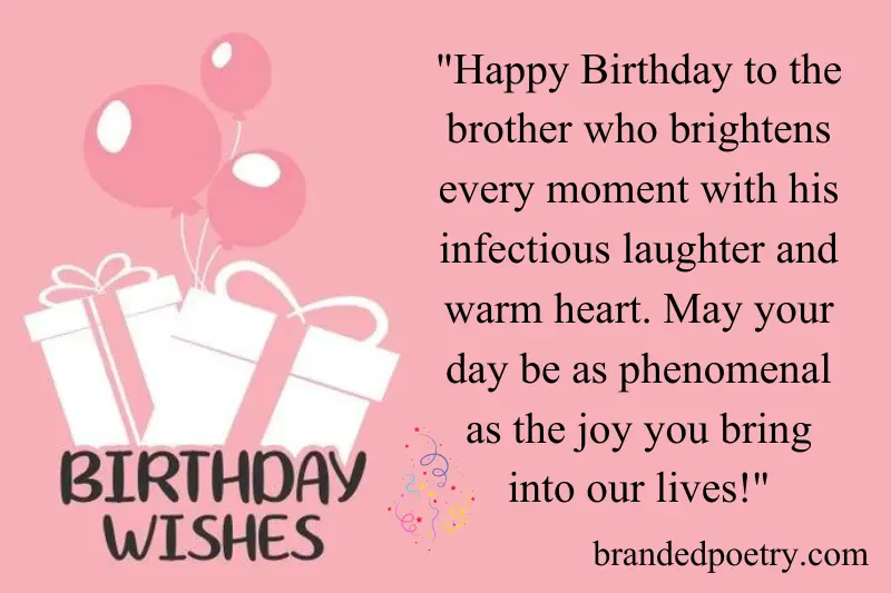 happy birthday brother wishes in english