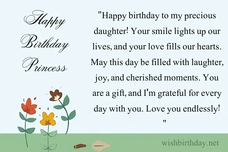 birthday status for daughter