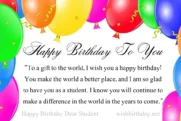 Happy Birthday Wishes For Student [2024] - Wish Birthday 