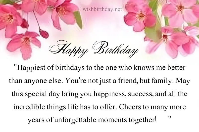 status for best friend birthday