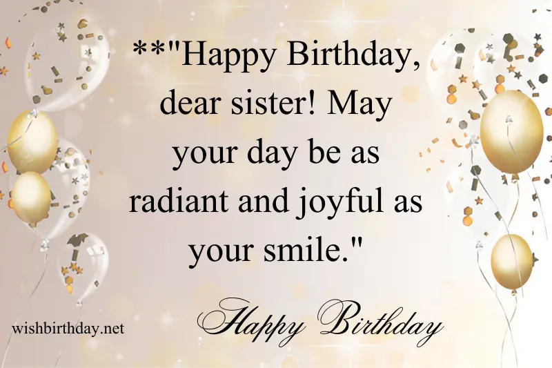 Sister Ko Birthday Wish Kaise Kare In English 2023 - Wish Birthday
