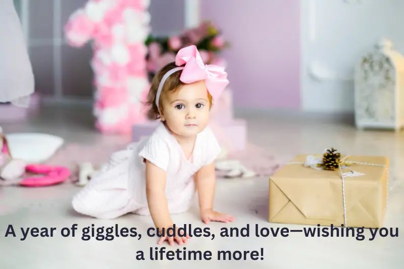 A year of giggles, cuddles, and love—wishing you a lifetime more! 