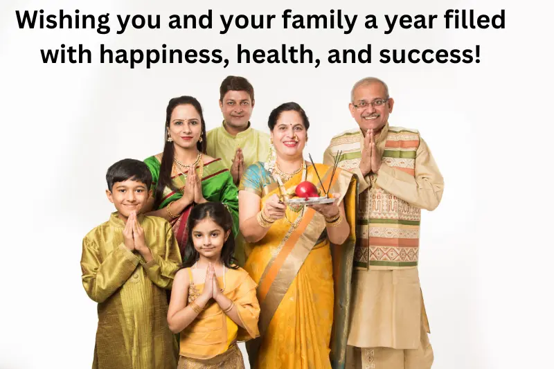 "Wishing you and your family a year filled with happiness, health, and success!